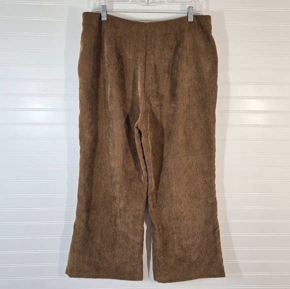 Tularosa Revolve Rachel Corduroy Kick Flare Pant XL Brown Toffee - Picture 6 of 8